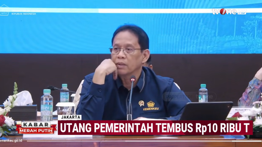 Utang Pemerintah Tembus Rp10.293 Triliun — Purbaya Tetap Santai, Bandingkan Rasio dengan Singapura