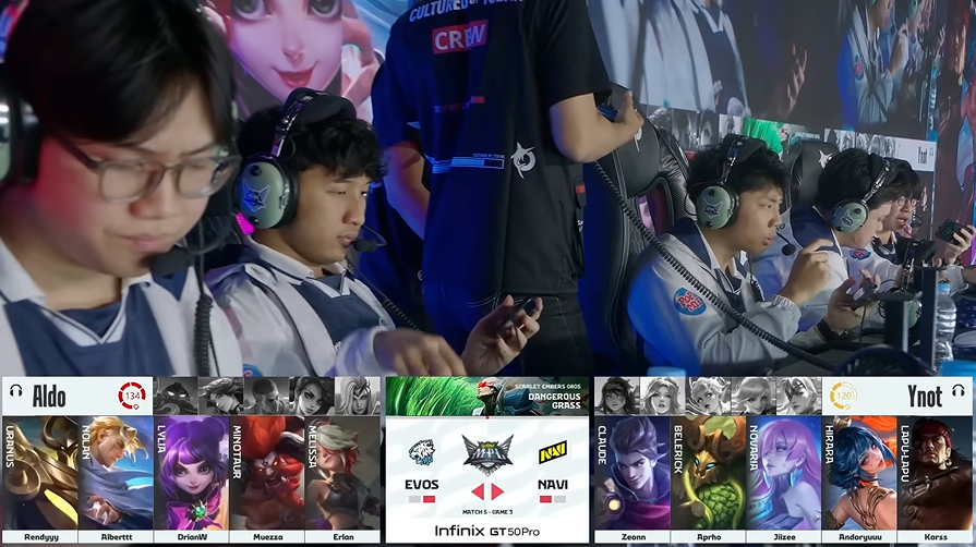 Kejutan Besar di Pekan Pertama: NAVI Tundukkan EVOS Glory 2-1, Putus Tren Positif Macan Putih di MPL ID Season 18