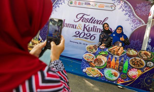 Festival Jamu dan Kuliner XI Resmi Dibuka di Semarang, 50 Tenant dari 35 Kabupaten/Kota Tampilkan Kekayaan Rasa Jawa Tengah
