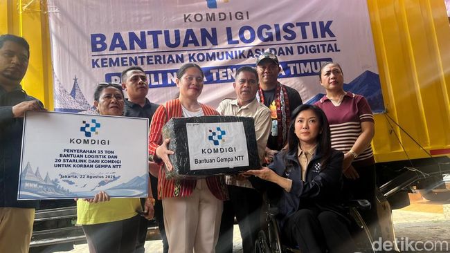 Update Gempa NTT: 87 Orang Meniggal Dunia, 1.298 Luka-Luka, Komdigi Salurkan Bantuan Logistik dan 20 Perangkat Starlink